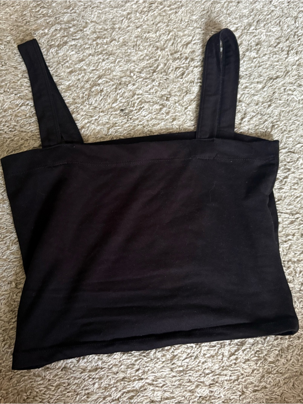 Splash Black Strap Tube Top